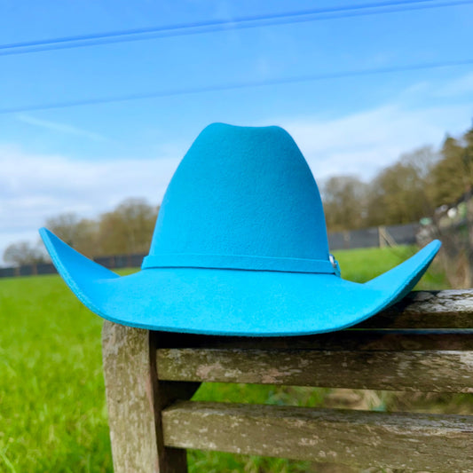 Aqua Mist Cattleman Cowboy hat