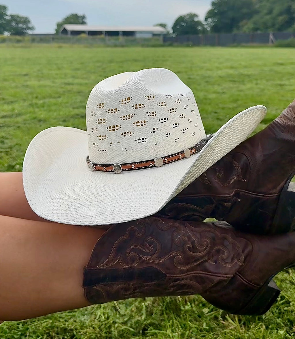 Straw Cowboy Coyote Hat