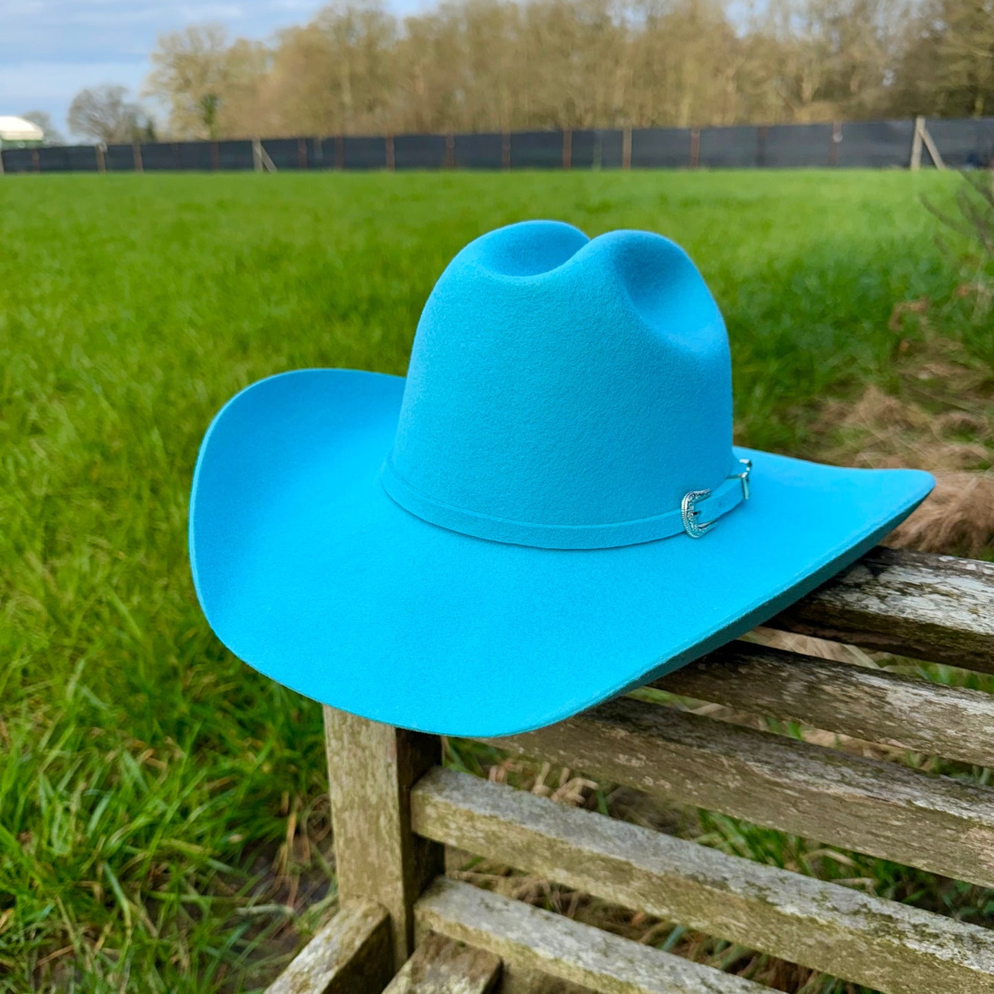Aqua Mist Cattleman Cowboy hat