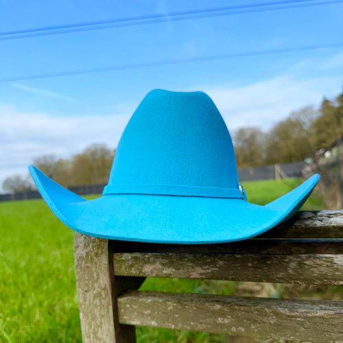 Aqua Mist Cattleman Cowboy hat