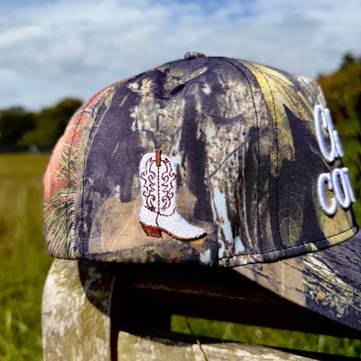 Camouflage trucker cap