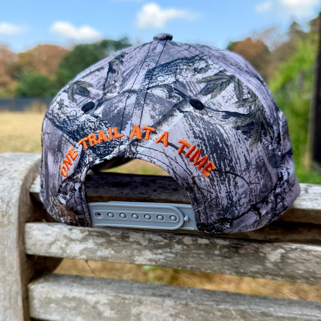 Full Camo & Orange Trucker cap