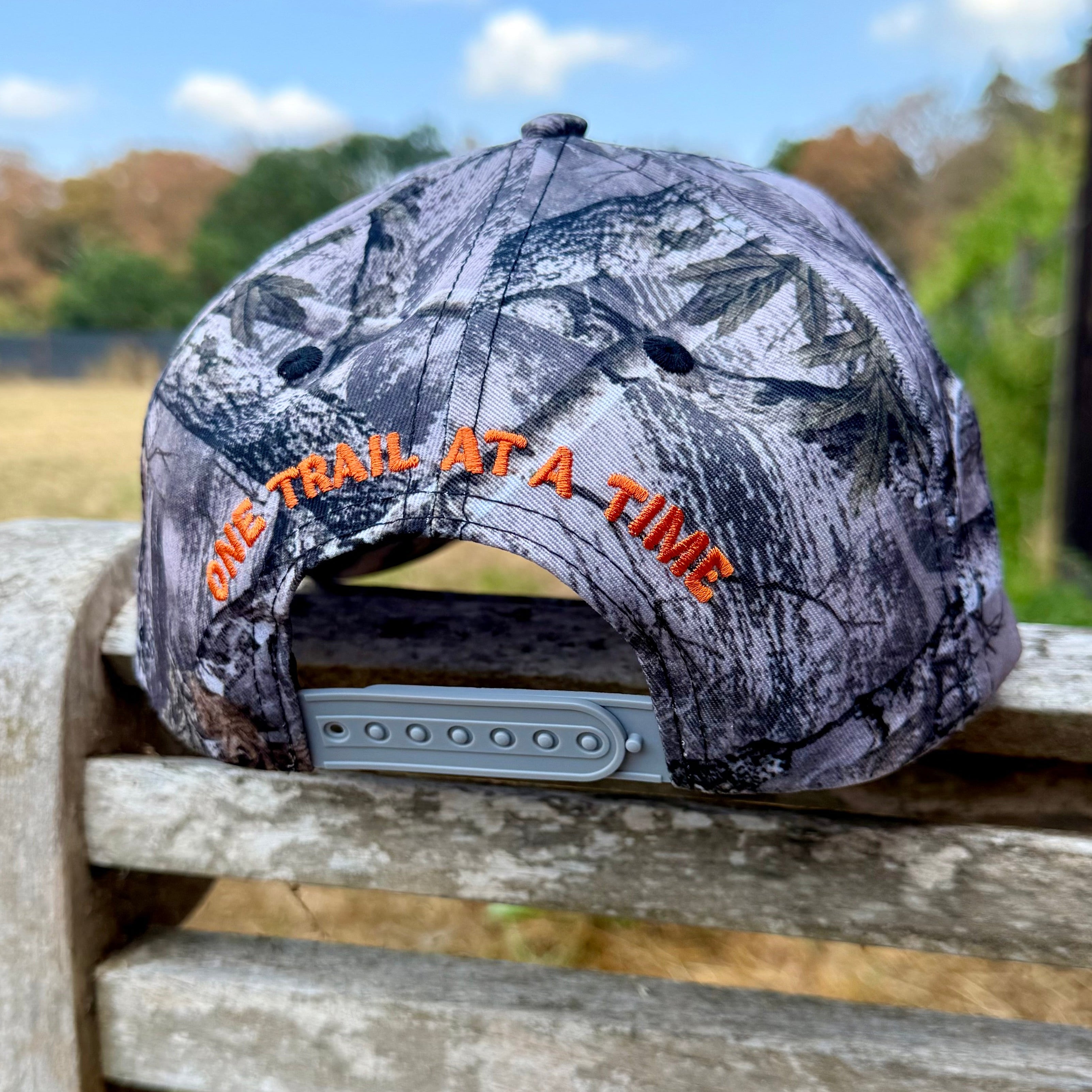 Full Camo & Orange Trucker cap